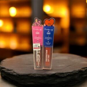 🥀 The Crème Shop Universtain Lip Tint Bundle | Curiously Coral | Cozy Rosy